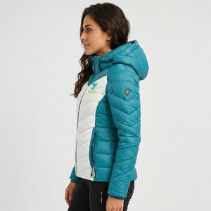 Veste matelassée pour femme de haute qualité avec logo personnalisé, style bulle, vente en gros OEM, respirante et confortable - Product Image 3