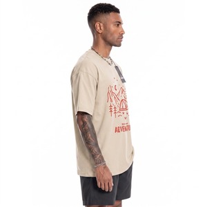 Soft Fabric Made Lightweight Men Acid Wash T Shirt Best Selling Product Outdoor Customized Logo Men Acid Washed T Shirts - Product Image 5
