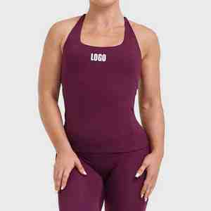Ensemble de vêtements de sport OEM 2026 en 2 pièces, leggings à manches longues, ensemble de vêtements de yoga sans couture, ensemble de yoga personnalisé pour femmes - Product Image 1