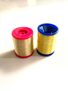 Fil à broder métallique français sur mesure en gros, fils de couture artisanaux pour robes de mode, badges, OEM - Product Image 5