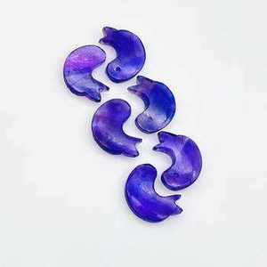 Figurines de Dauphin en Améthyste Violette Naturelle Sculptées à la Main, Pierres Précieuses Détachées, Breloques pour la Fabrication de Bijoux, Prix de Gros - Product Image 2