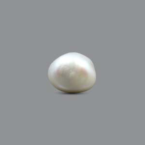 Loose Sky Blue Keshi Pearl 6.3 Carat Heart & Oval Cabochon Gemstone for Fine Jewelry - Product Image 1