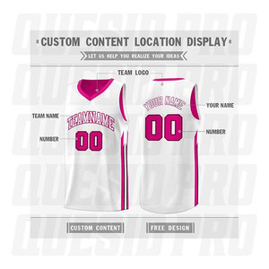 Maillot de basket-ball personnalisé, dernière collection, sans manches, vêtements de sport respirants, maillot de basket-ball réversible, sublimation, broderie - Product Image 3
