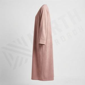 Fabricante OEM de Abayas Personalizadas, Nuevo Diseño de Última Moda, Kaftán Elegante para Mujer, Color Personalizado, Maxi Vestido Abierto por Delante, Ropa Modesta - Product Image 3