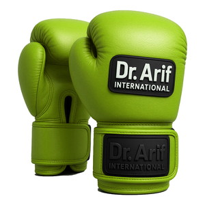 Gants de boxe Top Design pour adultes Design professionnel à lacets avec logo personnalisé Matériau en cuir véritable Gants de boxe 12oz - Product Image 5