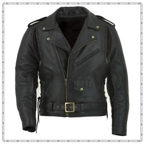 Chaqueta de motorista clásica personalizada para hombre, diseño de cuero de carreras a la moda para verano e invierno, opción de talla grande para motociclismo - Product Image 3