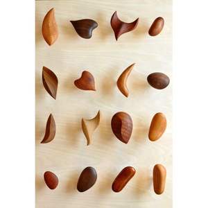 Bague élégante en résine et bois pour un style raffiné pour tapis et coussins - Product Image 2