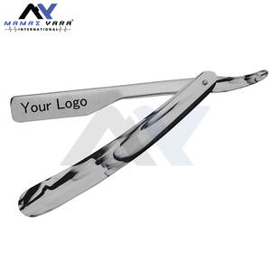 Custom Classic Stainless Steel Men's Straight Razor Smooth Barbero Shaver for Shaving Classic <b>Edge</b> Razor - Product Image 2