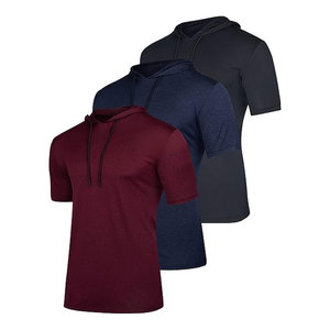 Sudadera Deportiva Ligera y Transpirable de Manga Corta para Hombre, Ideal para Entrenamiento, Gimnasio, Running y Fitness - Product Image 1