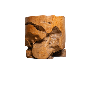 ARTERRA Teak Root <b>Rustic</b> <b>Coffee</b> <b>Table</b> Set with Natural Stools Handmade Living Room Furniture - Product Image 6
