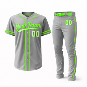 Maillot de softball personnalisé à manches longues en polyester respirant et antibactérien pour homme, impression numérique, vente en gros 2025 - Product Image 2