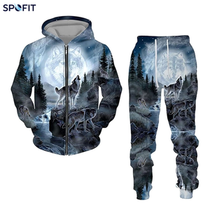 Nouvelle collection automne-hiver : Ensemble streetwear décontracté pour homme – Sweat à capuche sport à manches longues et pull de fitness (trois pièces) - Product Image 2