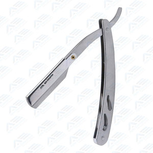 Soporte de maquinilla de afeitar plegable de diseño único, maquinilla de afeitar de borde recto para barberos, suministro de fábrica, herramienta de aseo - Product Image 6