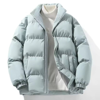 Veste matelassée légère grise à capuche pour homme, garnie de duvet, en polyester, avec patch logo personnalisé, idéale pour l'hiver – Vente en gros