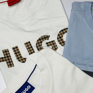 Camiseta de Hombre de Algodón, Talla L, Color Sólido, Hecha en Bangladés, con Estampado Elástico Bordado de Primavera/Verano, Talla XXL - Product Image 1