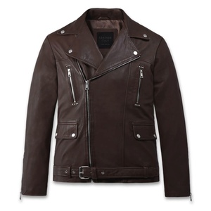 Chaqueta de Cuero para Hombre, Elegante, Cálida, Chaqueta de Cuero de Invierno para Hombre, Simple, a la Moda, de Primera Calidad, Chaquetas de Invierno Elegantes - Product Image 1