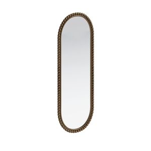 Specchio da Parete Ovale in Ferro Battuto Dorato Stile Retrò con Effetto Anticato per Soggiorno, Camera da Letto, Ingresso - Product Image 5