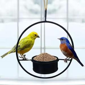 Garden Bird Feeder Attractive Bird Feeder Metal Birdhouse Feeder for Home Garden Decors Best Price India - Product Image 4