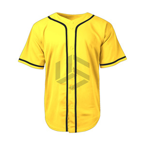 Latest Custom Low MOQ Baseball Jersey Breathable Softball Wear for Boys New <b>Design</b> Sportswear Baseball Shirt - Product Image 4