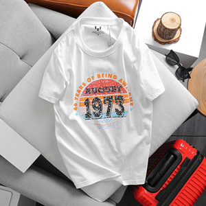 Listo para enviar Logotipo personalizado DIY Faux Blanqueado Camiseta Venta de liquidación barata Sublimación para hombres Camisetas en blanco - Product Image 3