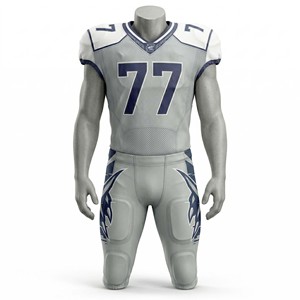High-Performance Heavyweight American Football Jerseys and <b>Pants</b> Custom Stitched Team Uniforms with Integrated <b>Padding</b> - Product Image 4