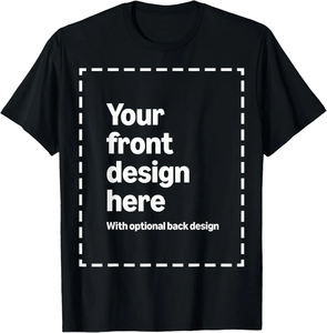 Custom Front & Back Print T-Shirt with Your Image for Men, Women and Kids by Modify by Merch on Demand - Product Image 2