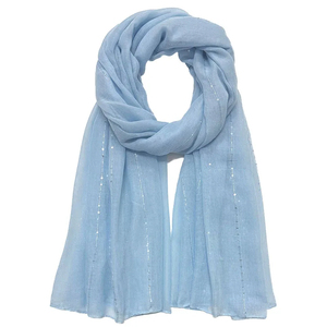 Nuevo Pañuelo de Algodón y Chifón para Mujer, Color Personalizado, para Hijab Musulmán, Talla Grande, Chales Largos, Pañuelo Islámico a Rayas, Suave al Tacto - Product Image 3
