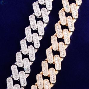 Bracelet style rappeur serti de diamants de 20 mm, bracelet cubain en diamants de laboratoire, style hip hop pour homme - Product Image 3