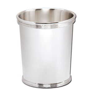 Vaso Mint Julep de Latón Plateado con Cuentas para Hotel, Restaurante y Uso Doméstico, Pieza Ecológica y Elegante, Artesanía Metálica, Utensilios de Bar - Product Image 3