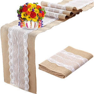 Rustic Style Jute Table Runner – Handmade Natural Fiber Table Decor for Wedding and Dining Decoration - Product Image 4
