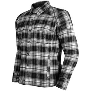 Camisa de Motociclista de Franela Extra Suave a Cuadros, Elegante para Todas las Temporadas, Ropa de Carreras de Motos y Autos, Poliéster/Algodón, Impermeable y Resistente al Viento - Product Image 2