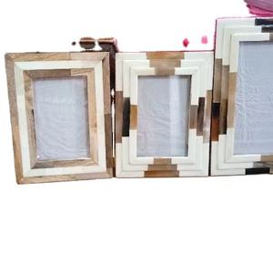 Designer Bone Inlay Photo <b>Frame</b> with Intricate Handmade Detailing for Bedroom Living Room Photo <b>Albums</b> & Accessories - Product Image 1