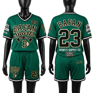 180 GSM Polyester <b>Mesh</b> Baseball Uniform Set Yellow Pinstripe Jersey And Shorts Sublimation Custom Logo <b>Women</b> Baseball Jersey - Product Image 2