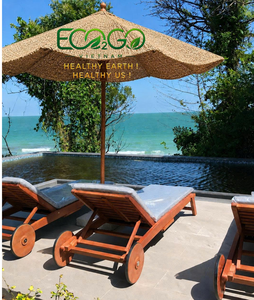 100% Sustainable Natural Coir Parasol Handcrafted Coconut Fiber Sunshade Umbrella for Green Outdoor Spaces - Product Image 4