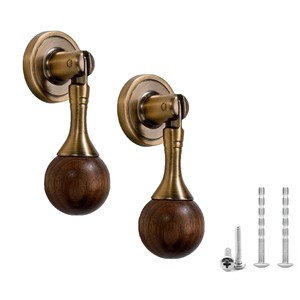 Poignées de tiroir en bois de noyer style Art Déco chromées en gros |   Poignées Artisanales de Moradabad - Product Image 6