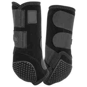 Botas Protectoras para Caballos de Neopreno de Color Sólido con Correa de Velcro, Protector de Pantorrillas para Entrenamiento y Carreras, Botas Negras para Caballos de Entrenamiento y Carreras - Product Image 6