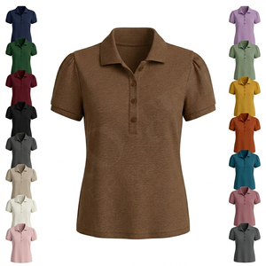 Polo ajusté sur mesure à manches courtes, respirant, confortable, élégant, avec logo personnalisé imprimé - Product Image 1