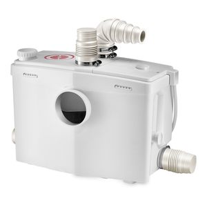 1200W Macerator <b>Pump</b> 4 Water Inlets 48 GPM Flow 33 Ft/10 m Head for Sewerage Toilet <b>Waste</b> Water Disposal 48 GPM Flow 33 Ft/10 m - Product Image 6