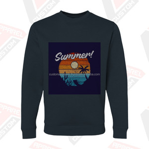 Sweat-shirt streetwear en molleton 100 % coton épais, coupe classique, broderie personnalisée, pull premium - Product Image 3