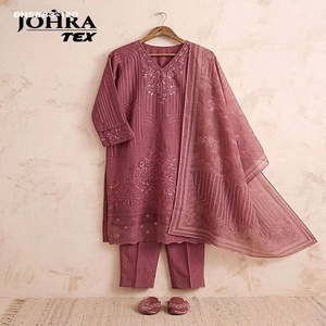 Festival Wear New Variety Rayon Cotton with Embroidered Salwaar-Suit & Dupatta Set Supplier from India Woman Fashion - Product Image 1