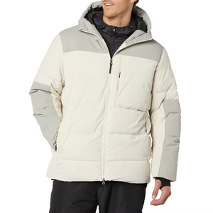 Chaqueta de plumón de diseñador para hombre, talla grande, impermeable, de lona suave, con cuello alto, cierre de cremallera, ecológica, para invierno, ¡Oferta destacada! - Product Image 3
