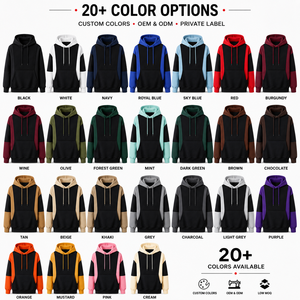 Último Estilo, Nueva Llegada, Sudadera con Capucha de Forro Polar de Poliéster/Algodón, Ecológica, Transpirable, Color Personalizado, para Hombre - Product Image 3