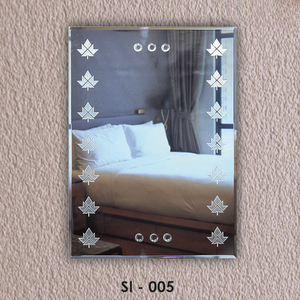 Elevate your Living Space with this Frameless Designer <b>Mirror</b> Art Decor Style Perfect to Modern and Minimalist - Product Image 4