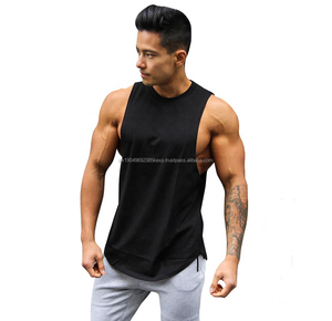 Débardeur respirant pour homme Printemps Été Entraînement Sport Sous-vêtement Fitness Muscle Vest avec design sans manches ajusté - Product Image 1