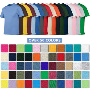 Camiseta Casual de Manga Corta para Hombre, Color Sólido, 100% Algodón, Transpirable, Corte Regular - Product Image 2