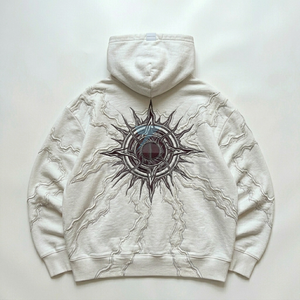 Sweat à capuche brodé personnalisé 2026, 100% coton, sweat à capuche de qualité supérieure pour un usage décontracté et streetwear, unisexe, chez ZABEX SPORTS - Product Image 2