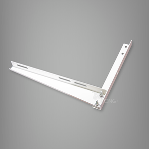 ADONG A01 <b>White</b> Heavy-Duty Wall Mount <b>Bracket</b> Single-Side Structure 5mm Thick Painted Steel Support for Air Conditioner Unit - Product Image 2