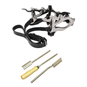 ชุดอุปกรณ์ทำฟันม้า McPherson Speculum ที่เปิดปากม้า สแตนเลสสตีล ใช้ซ้ำได้ ชุดตะไบขัดฟันม้า ปรับแต่งได้ - Product Image 5