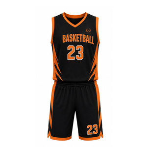 Conjunto de Uniforme de Baloncesto Personalizado de Alta Calidad, Transpirable, de Poliéster, Jersey y Pantalones Cortos que Absorben la Humedad, para Juego en Interiores/Exteriores - Product Image 1