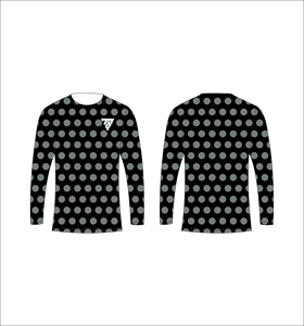 T-shirt à manches longues pour homme, camouflage noir et blanc, motif losanges Argyle, col rond, décontracté, streetwear, haut de sport, entraînement en salle de sport, vêtements de sport - Product Image 3